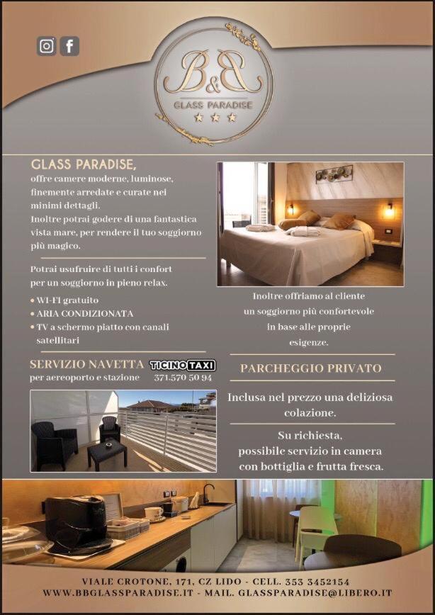 B&B Glass Paradise Catanzaro Extérieur photo